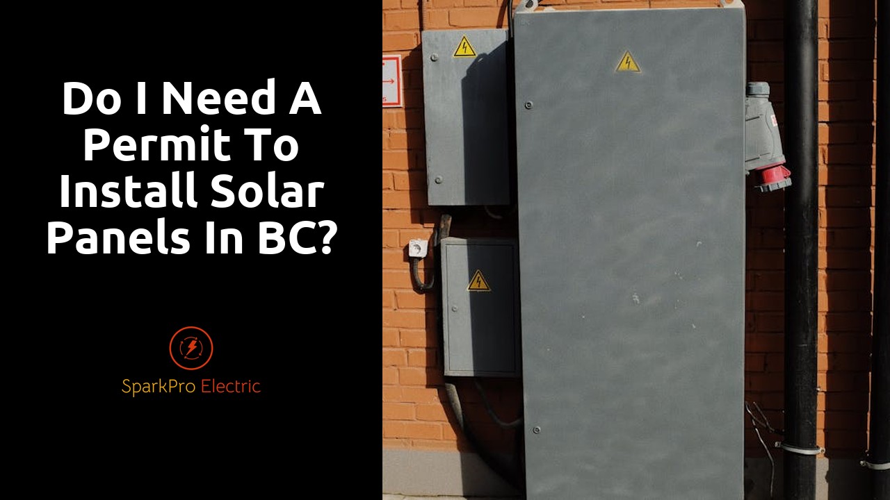 Do I need a permit to install solar panels in BC?