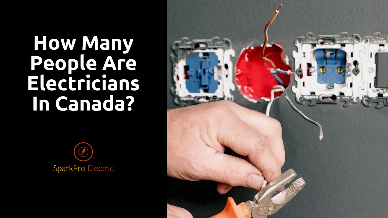 How many people are electricians in Canada?