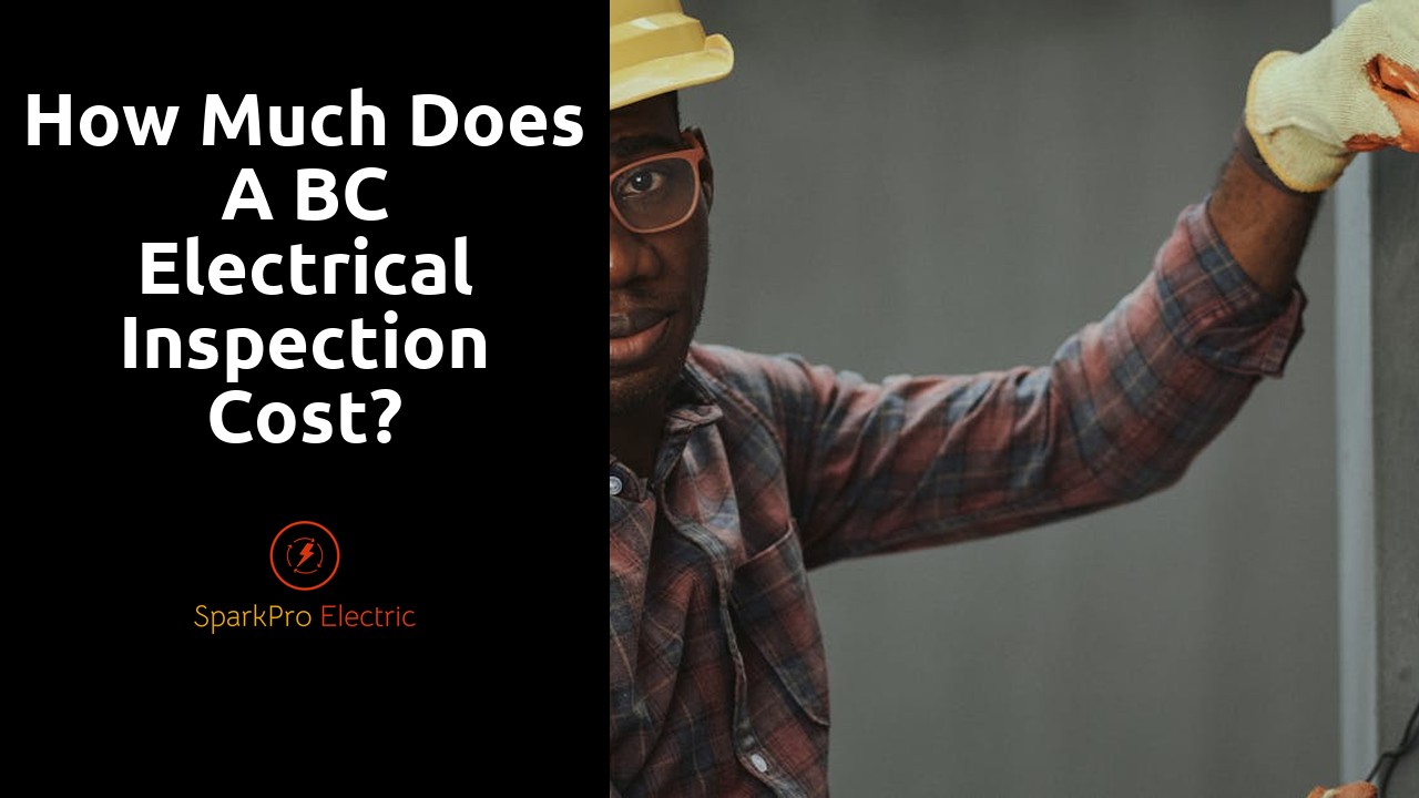 How much does a BC electrical inspection cost?