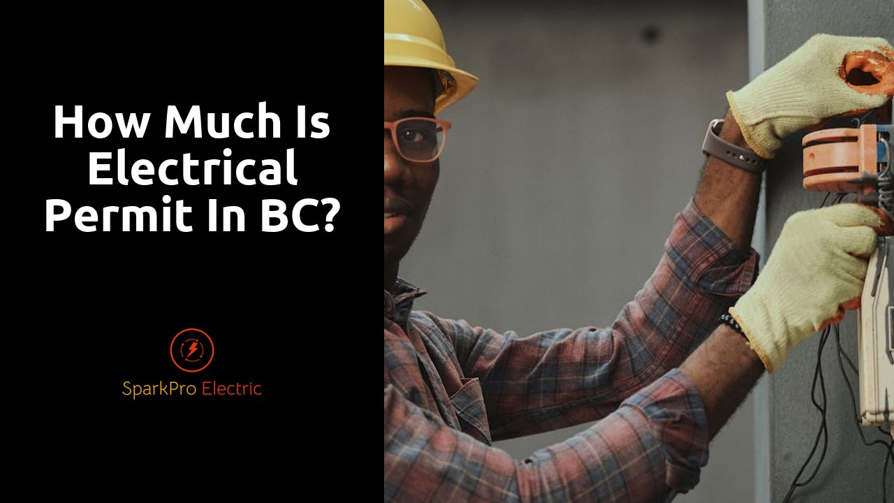 How much is electrical permit in BC?