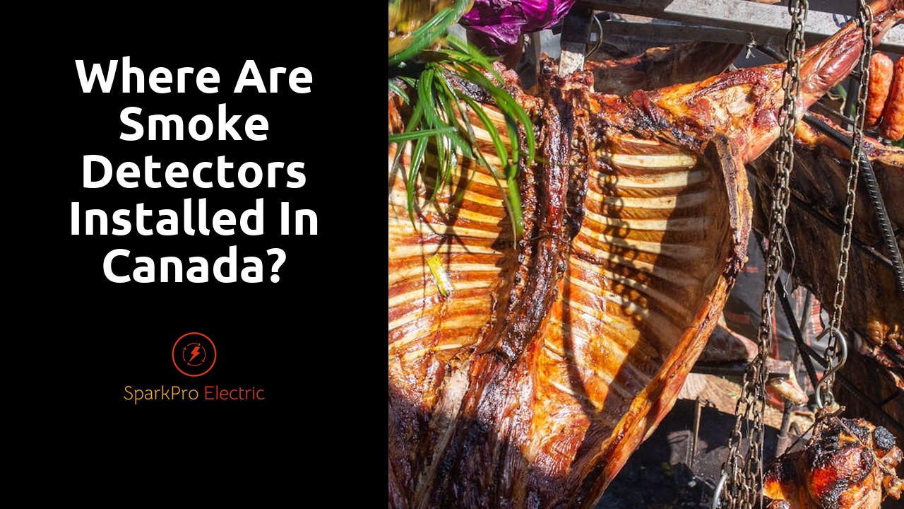 Where are smoke detectors installed in Canada?